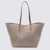 Brunello Cucinelli Brunello Cucinelli Light Grey Leather Tote Bag WHITE