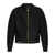 Casablanca Casablanca Wool Blend Bomber Jacket With Zip Black