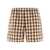 BODE Bode "Gilbert Check" Shorts BROWN