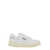 AUTRY White Low Top Sneakers With Beige Details And Logo Patch In Leather And Suede Man WHITE