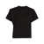 MM6 Maison Margiela Mm6 Maison Margiela Cotton T-Shirt With Pleated Detail Black