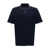 BRIONI Brioni Logo Embroidery Polo Shirt BLUE