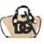 Dolce & Gabbana Kendra Handbag Purse Tote POIS GRANDE BCO/NERO