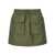 Moncler Logo nylon blend skirt Green