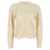 Alexander McQueen 'Chevron Corset' sweater White