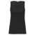 Moncler Logo embroidery tank top Black