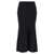 Alessandra Rich Maxi wool skirt Black