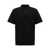 BRIONI Logo embroidery polo shirt Black