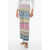 MISSONI BEACHWEAR Knitted Palazzo Pants With Iconic Motif Multicolor