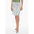 Marni Tweed A-Line Miniskirt Light Blue