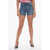 Chloe Mid Wash Kadovar Denim Shorts Blue