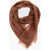 CORNELIANI Solid Color Cashmere And Cotton Foulard Brown
