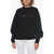Alexander Wang Ribbed Wool Sweater With Ton-Sur-Ton Logo Black