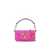 Valentino Garavani Valentino Garavani Small Locò Leather Top Handle Bag Pink