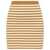 Max Mara Max Mara Striped Knitted Skirt Beige