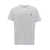 Vivienne Westwood White Crewneck T-Shirt With Multicolor Orb Embroidery In Cotton Man WHITE
