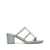 Valentino Garavani Valentino Garavani Rockstud Leather Sandals CLEAR BLUE