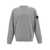 Stone Island Grey Crewneck Sweatshirt With Logo Patch In Cotton Man GREY