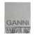 Ganni Ganni Wool Scarf With Fringes GREY