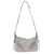 Givenchy 'Mini Voyou' Grey Shoulder Bag With Buckles Embellishment In Leather Woman GREY