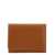 Chloe 'Sense' Brown Bi-Fold Wallet With Tonal Logo Embroidery In Leather Woman Beige