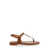 Chloe 'Marcie' Brown Flat Thongs Sandals In Leather Woman Beige