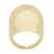 FEDERICA TOSI 'Mia' Gold Tone Ring In 18K Gold Plated Bronze Woman GREY