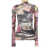 Acne Studios Long Sleeve Jersey PINK MULTICOLOR