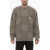 Marcelo Burlon Cotton Crew-Neck Sweatshirt Green