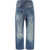 R13 Cross Over Jeans GARNET BLUE