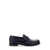 Salvatore Ferragamo 'Fort' Blue Slip-On Loafers With Gancini Detail In Brushed Leather Man BLUE