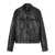 Versace Versace Blouson Leather Clothing Black