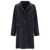 Max Mara 'S Max Mara "Coat" Single-Breasted Wool Coat BLUE