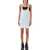 THE ATTICO The Attico Jersey Mini Dress Strass BLUE