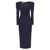 Alessandra Rich Alessandra Rich Belt Crepe Dress BLUE