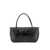 Jil Sander Black Handbag With Embossed Logo In Leather Woman Black