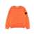 Stone Island Junior Logo patch sweatshirt Orange