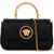 Versace Mini Satin Bag With Medusa Design BLACK-VERSACE GOLD