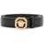 Versace "Leather Medusa Belt With BLACK-VERSACE GOLD