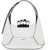 Alexander McQueen Jewelled Hobo WHITE BLACK