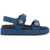 Tory Burch Denim Kira Sandals For DARK DENIM / NEW NAVY