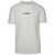 Jil Sander Jil Sander White And Black Cotton T-Shirt PORCELAIN