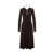 Salvatore Ferragamo Salvatore Ferragamo Crepe Dress BROWN