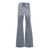 MOTHER 'The Bookie Heel' Grey Flared Jeans In Stretch Denim Woman GREY