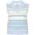 Ganni Ganni Striped Wool Vest CLEAR BLUE