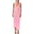 JW Anderson JW Anderson V-Neck Long Dress BUBBLE GUM