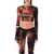 Jean Paul Gaultier Jean Paul Gaultier Turtle Neck Mesh Top Pigalle BLACK RED ORANGE