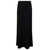 PLAIN Black 'Midi' Skirt With Volant Detail At The End In Satin Woman Black