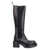 Bottega Veneta Bottega Veneta Lug Leather Boots Black