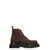 Bottega Veneta Bottega Veneta Lug Lace-Up Ankle Boots BROWN